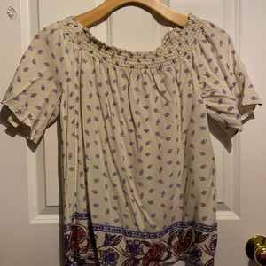 Off the shoulder top